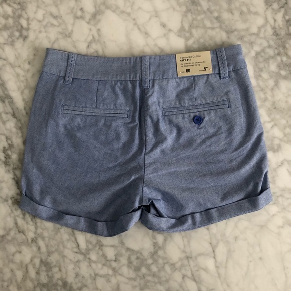 NWT J. Crew Powdered Oxford Shorts - Picture 2 of 3